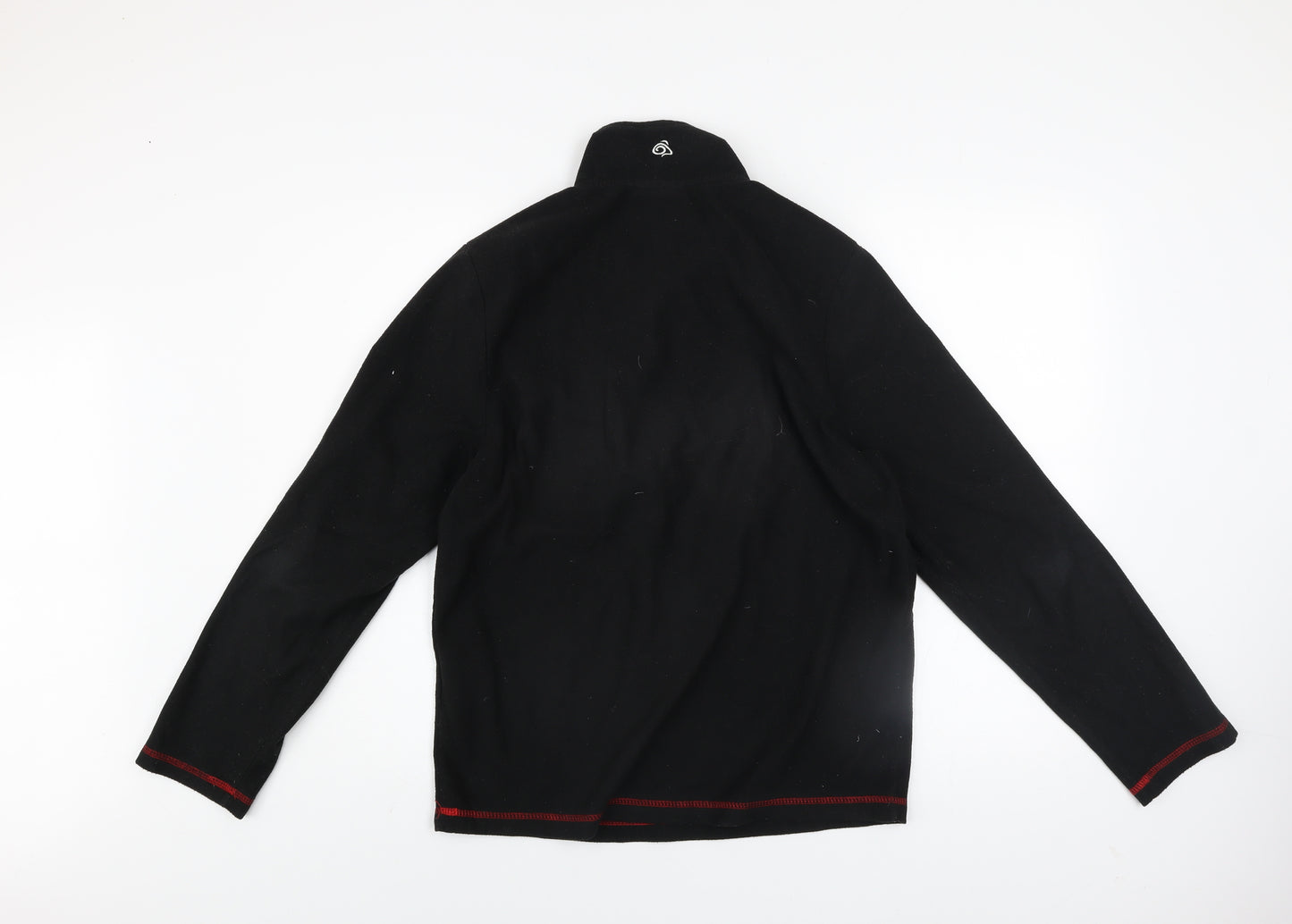 Craghoppers Men's Black Fleece 1/4 Zip Pullover Sweatshirt S