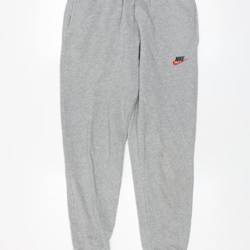 Nike Men’s Grey Jogger Sweatpants Small Fleece Activewear