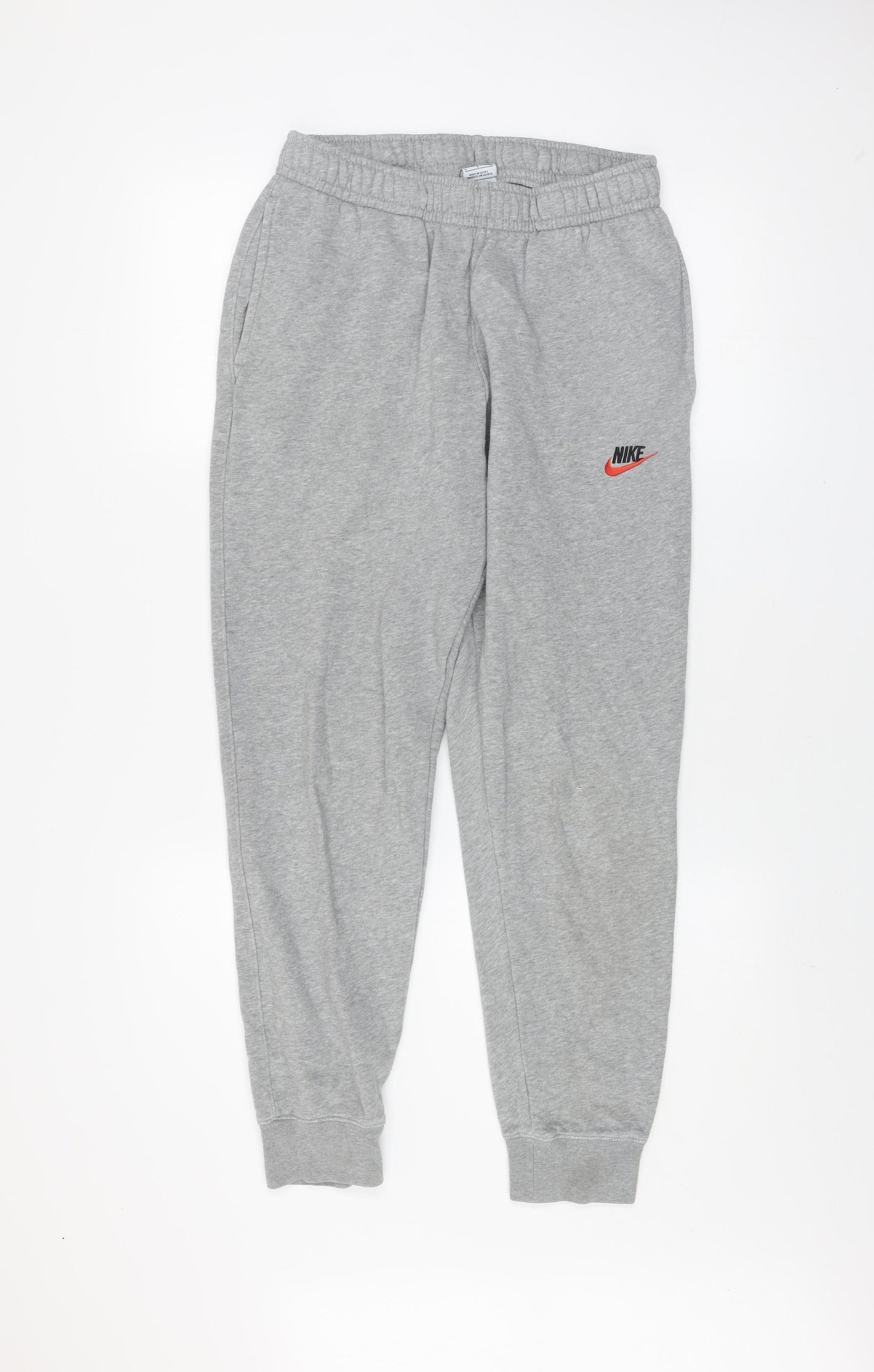 Nike Men’s Grey Jogger Sweatpants Small Fleece Activewear
