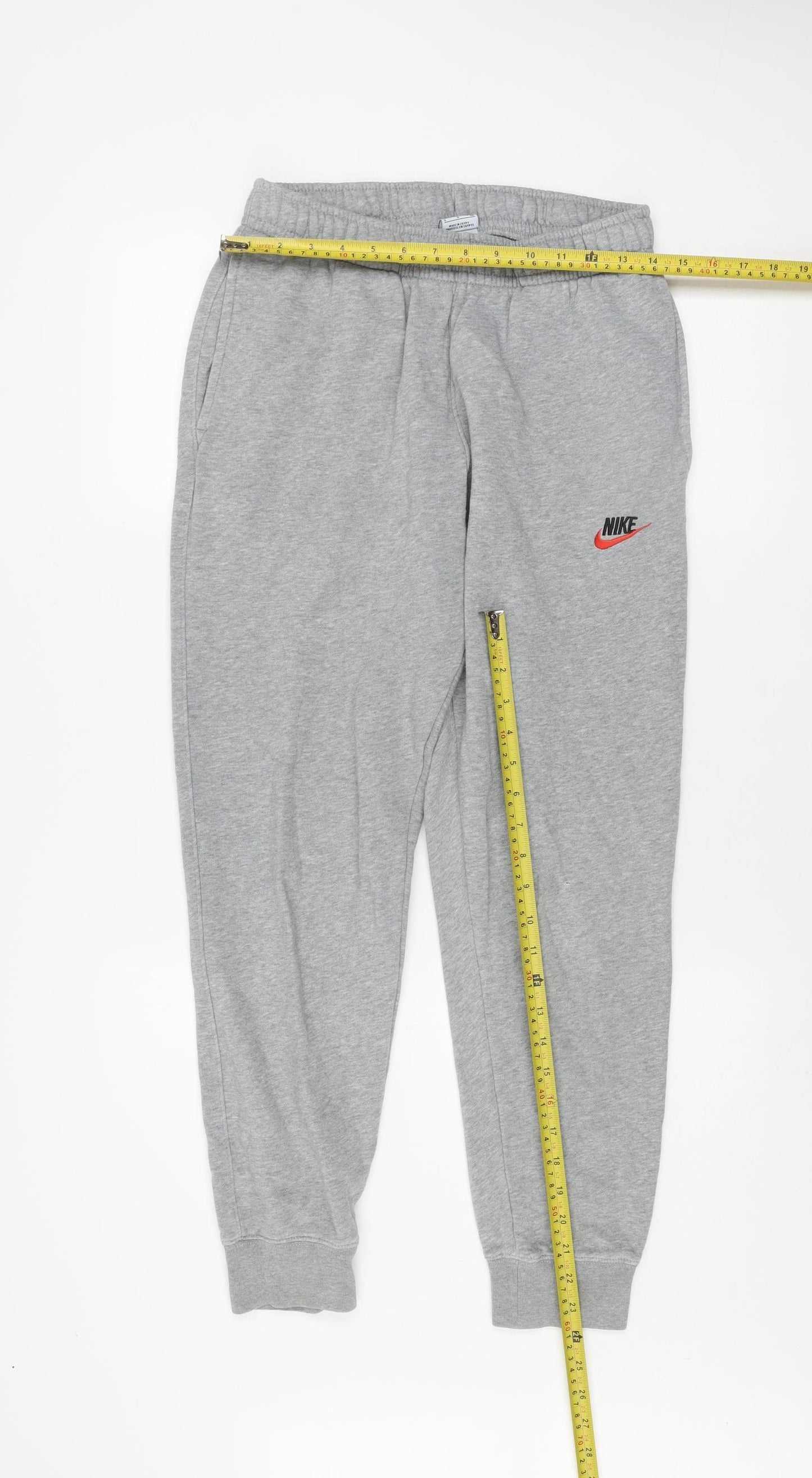 Nike Men’s Grey Jogger Sweatpants Small Fleece Activewear