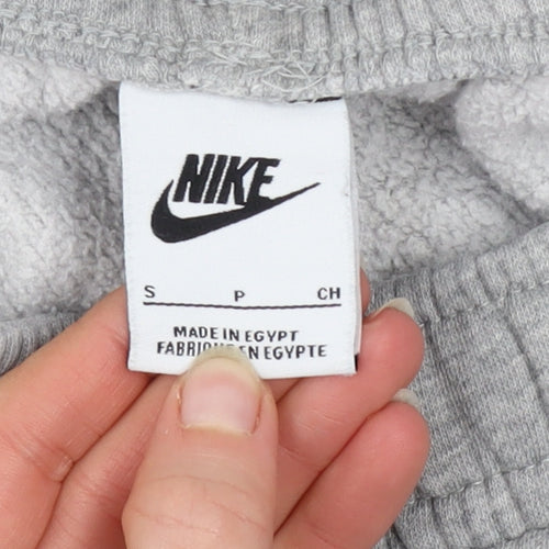 Nike Men’s Grey Jogger Sweatpants Small Fleece Activewear
