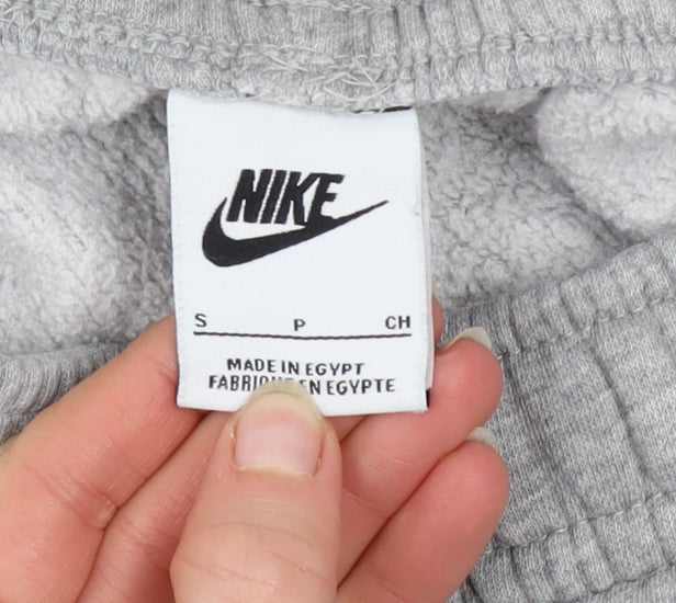 Nike Men’s Grey Jogger Sweatpants Small Fleece Activewear