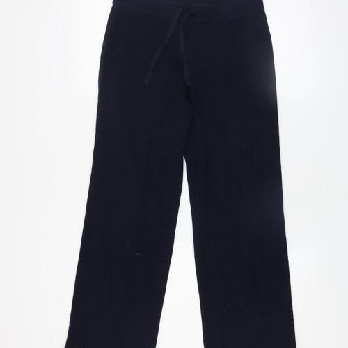 Marks & Spencer Women’s Blue Jogger Trousers UK 8 Cotton Stretch