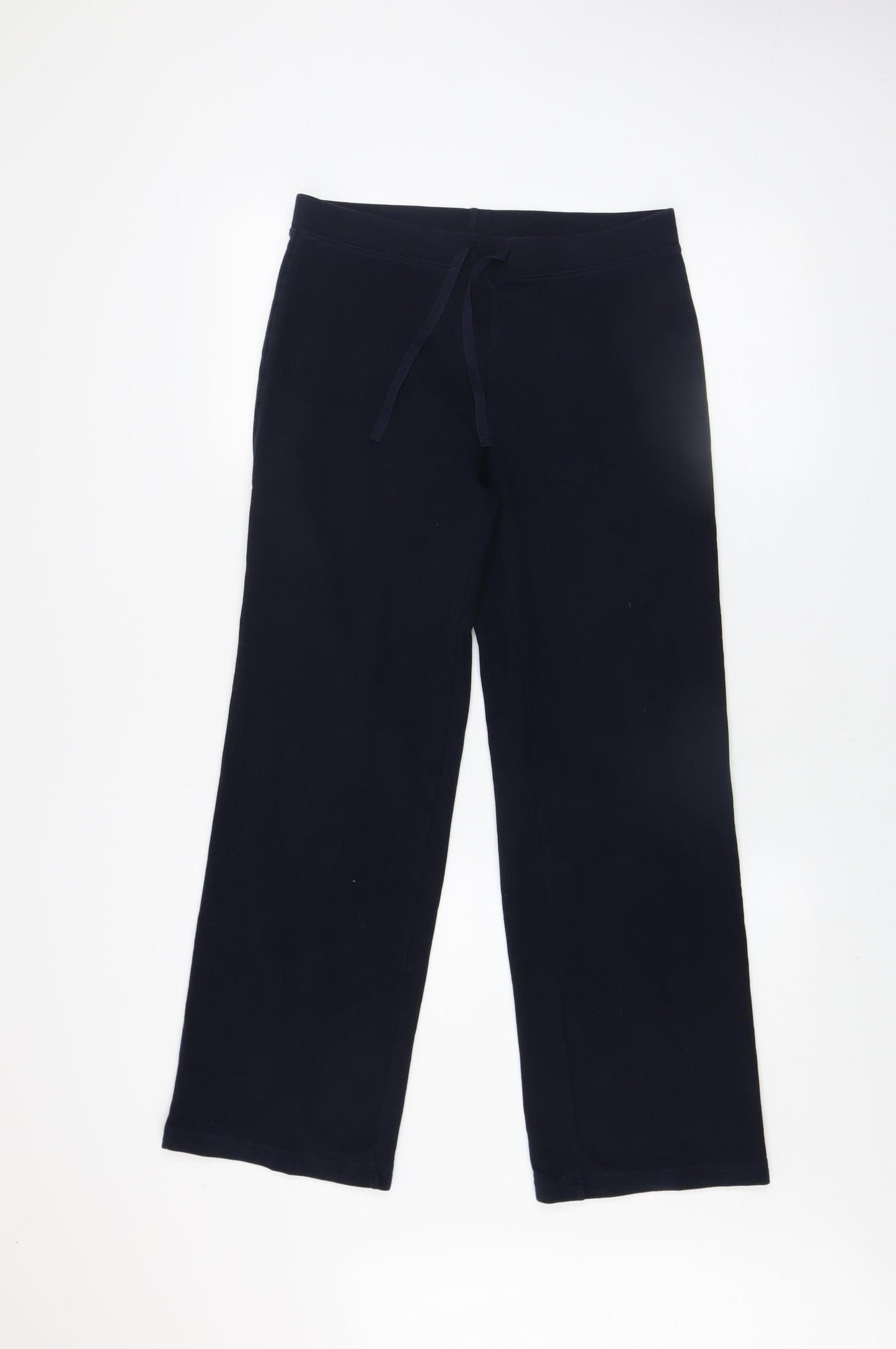 Marks & Spencer Women’s Blue Jogger Trousers UK 8 Cotton Stretch