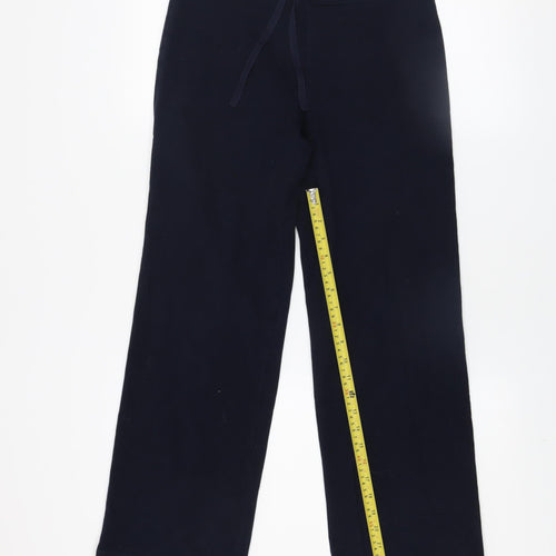 Marks & Spencer Women’s Blue Jogger Trousers UK 8 Cotton Stretch