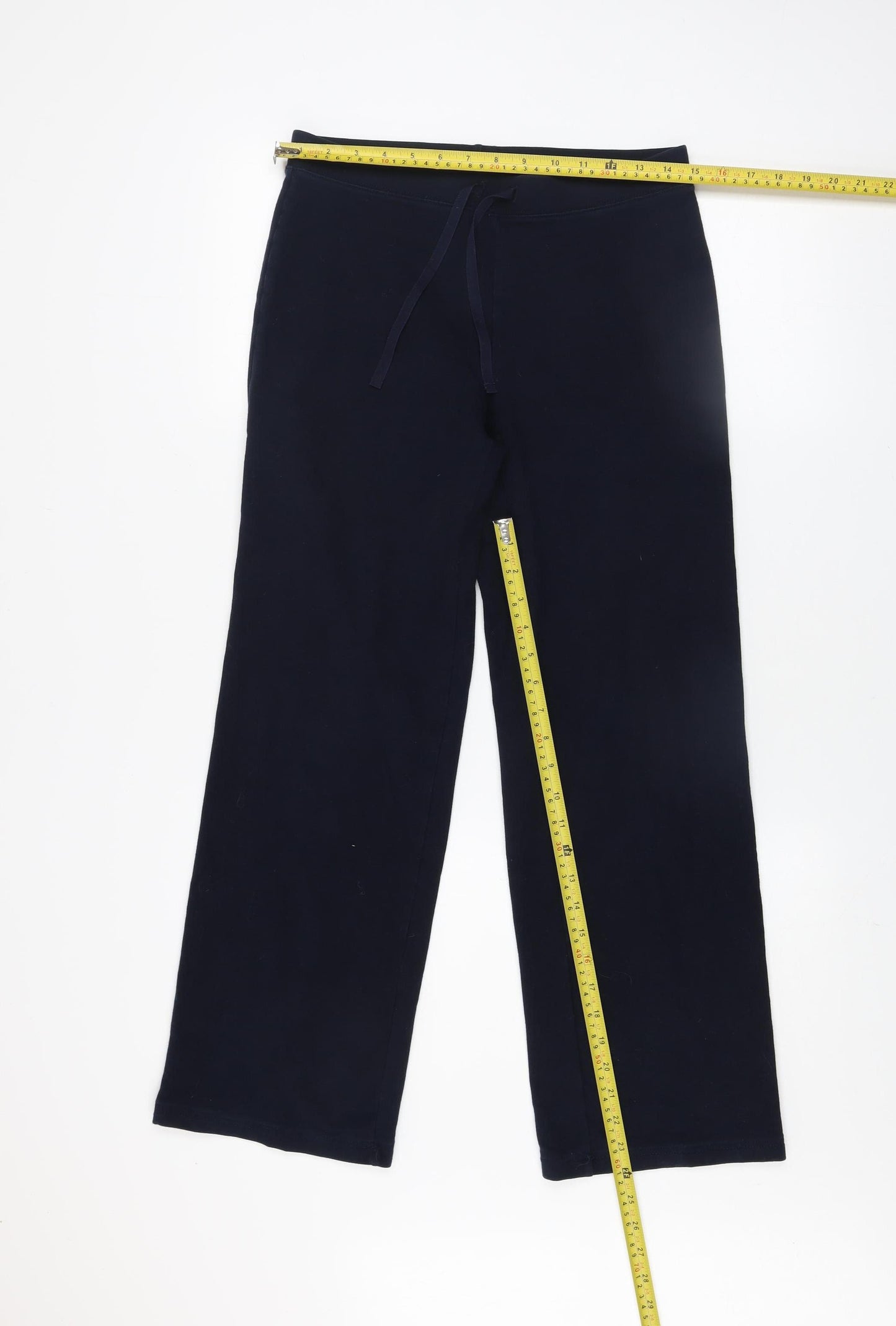 Marks & Spencer Women’s Blue Jogger Trousers UK 8 Cotton Stretch