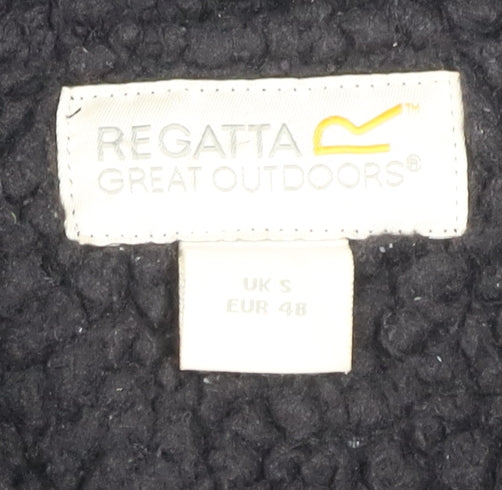 Regatta Men's Black Softshell Jacket Size S Windproof Water Resistant