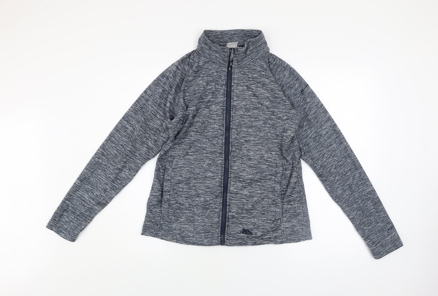 Trespass Womens Grey Full Zip Hoodie Jacket Size UK 14 Polyester