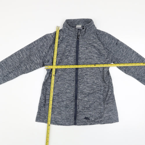 Trespass Womens Grey Full Zip Hoodie Jacket Size UK 14 Polyester