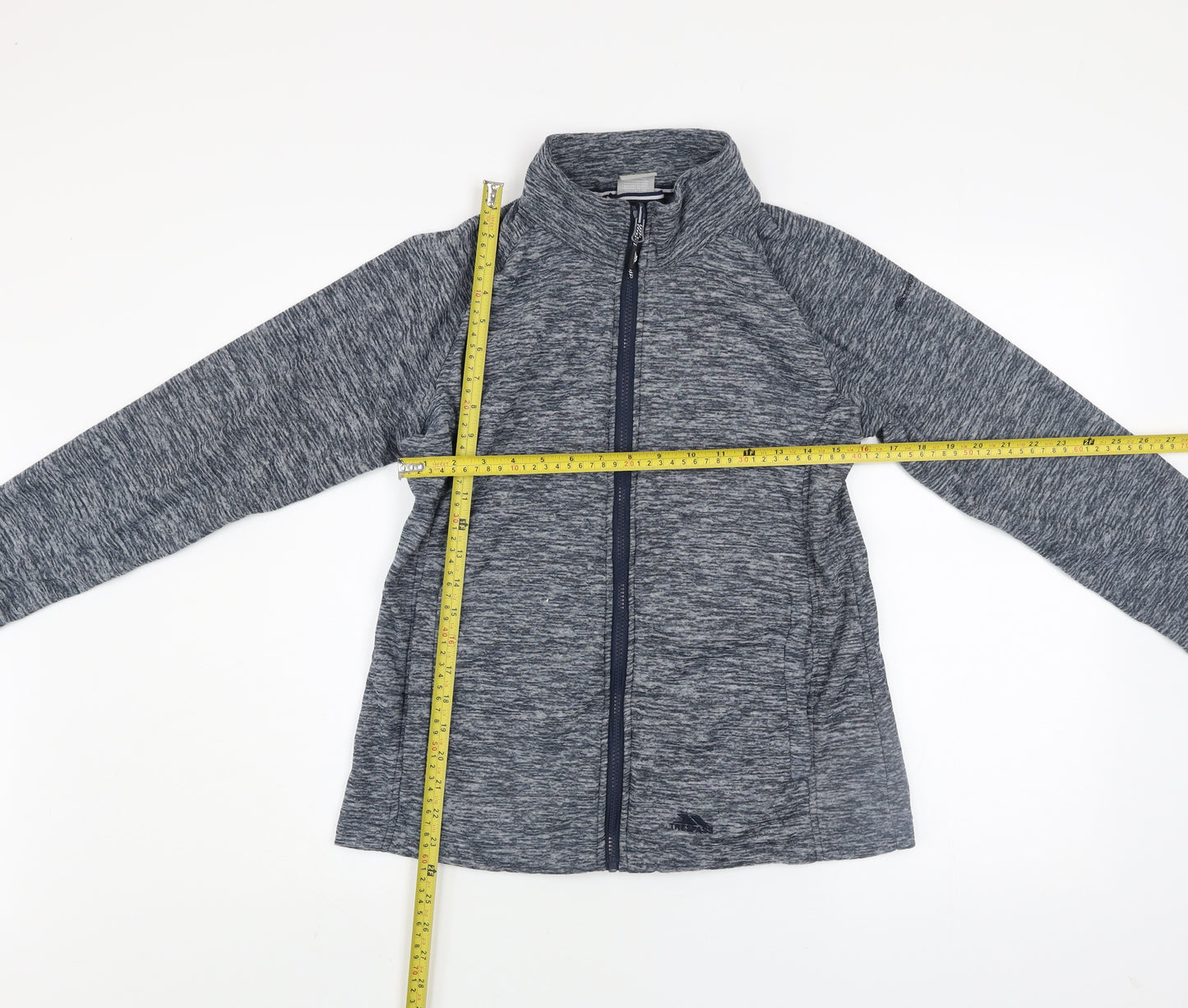 Trespass Womens Grey Full Zip Hoodie Jacket Size UK 14 Polyester