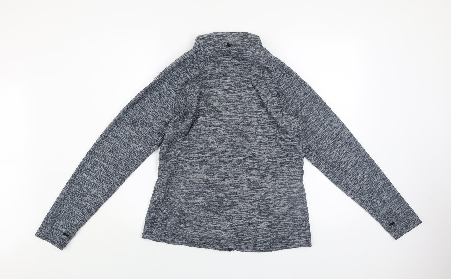 Trespass Womens Grey Full Zip Hoodie Jacket Size UK 14 Polyester