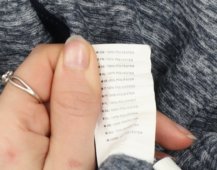 Trespass Womens Grey Full Zip Hoodie Jacket Size UK 14 Polyester