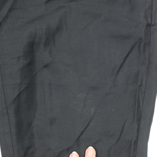 Country Road Women’s Black Linen Blend Straight Trousers Size 8