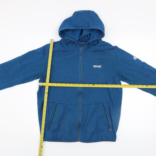 Regatta Boys Blue Full Zip Hooded Fleece Jacket 14 Years