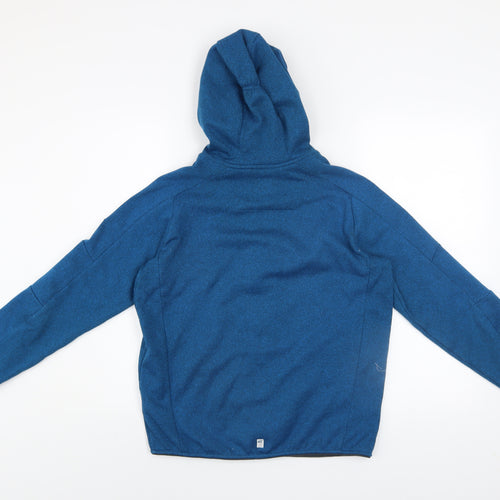 Regatta Boys Blue Full Zip Hooded Fleece Jacket 14 Years