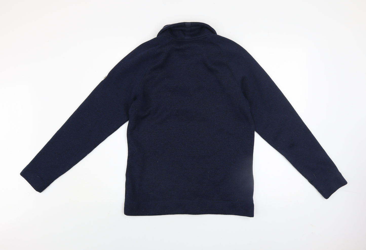 Craghoppers Womens Navy Blue 1/2 Zip Pullover Sweatshirt UK 12 Embroidered