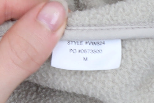 Vuori Men's Beige Fleece Lined Zip Jacket Medium Outdoor Style