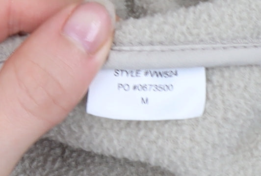 Vuori Men's Beige Fleece Lined Zip Jacket Medium Outdoor Style