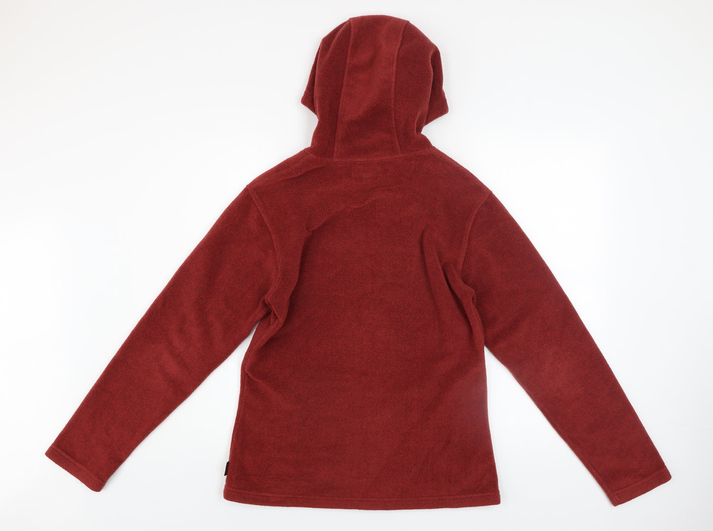 Mulberry Men's Red Wool Hooded Zip Jacket Size M