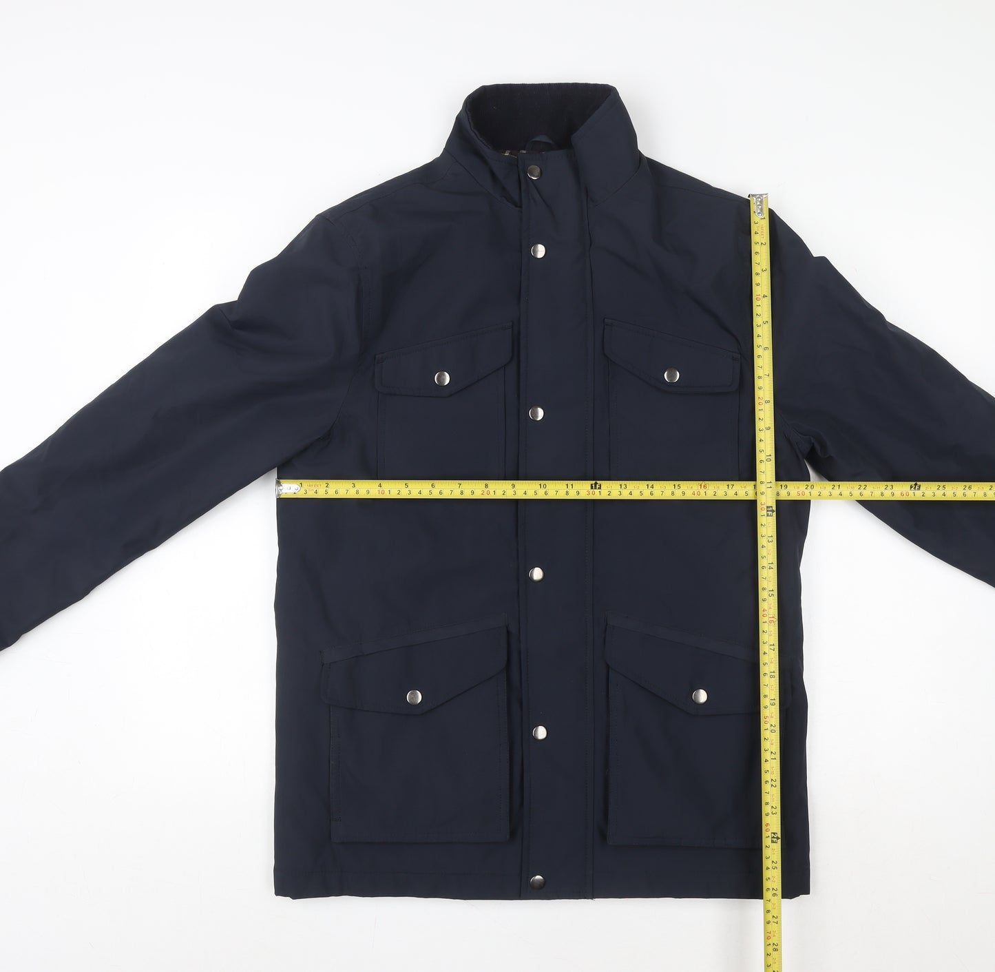 Cambridge Dry Goods Men’s Blue Field Jacket S Water Resistant Outdoor Coat