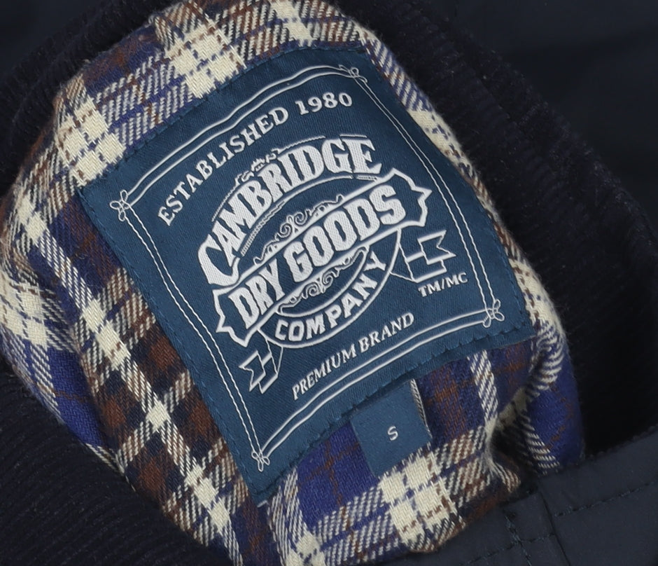 Cambridge Dry Goods Men’s Blue Field Jacket S Water Resistant Outdoor Coat