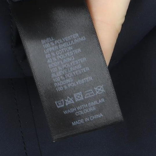 Cambridge Dry Goods Men’s Blue Field Jacket S Water Resistant Outdoor Coat