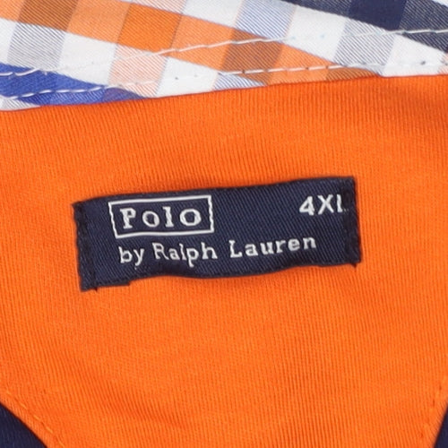 Ralph Lauren Men's Blue 4XL Cotton Polo Shirt Classic Fit