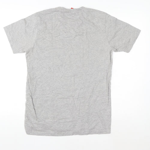 Liverpool FC Men's Grey Graphic Short Sleeve T-Shirt Small