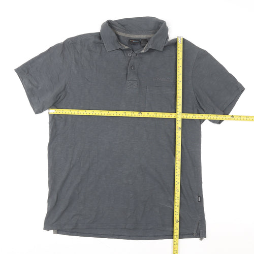 O'Neill Men's Grey XL Organic Cotton Short Sleeve Polo Shirt