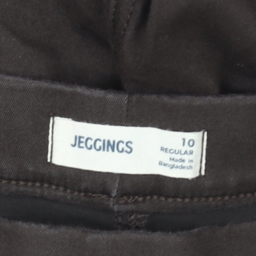 Marks and Spencer Women’s Brown Jeggings Size 10 Regular Stretch Cotton