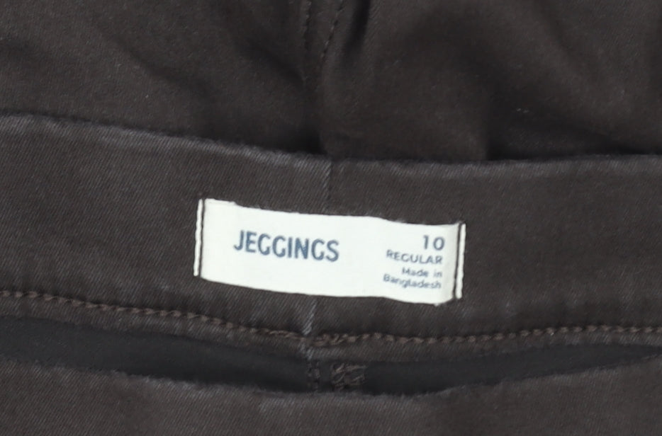Marks and Spencer Women’s Brown Jeggings Size 10 Regular Stretch Cotton