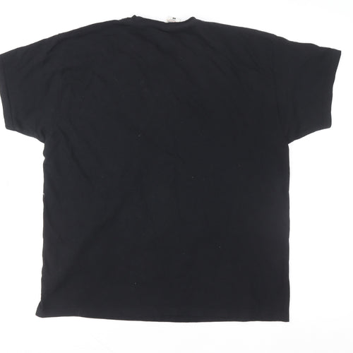 Fruit of the Loom Men's Black L Beer Graphic T-Shirt