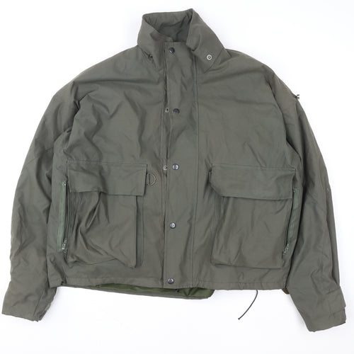Grassroots Mens Green XL Parka Jacket Windproof Water Resistant