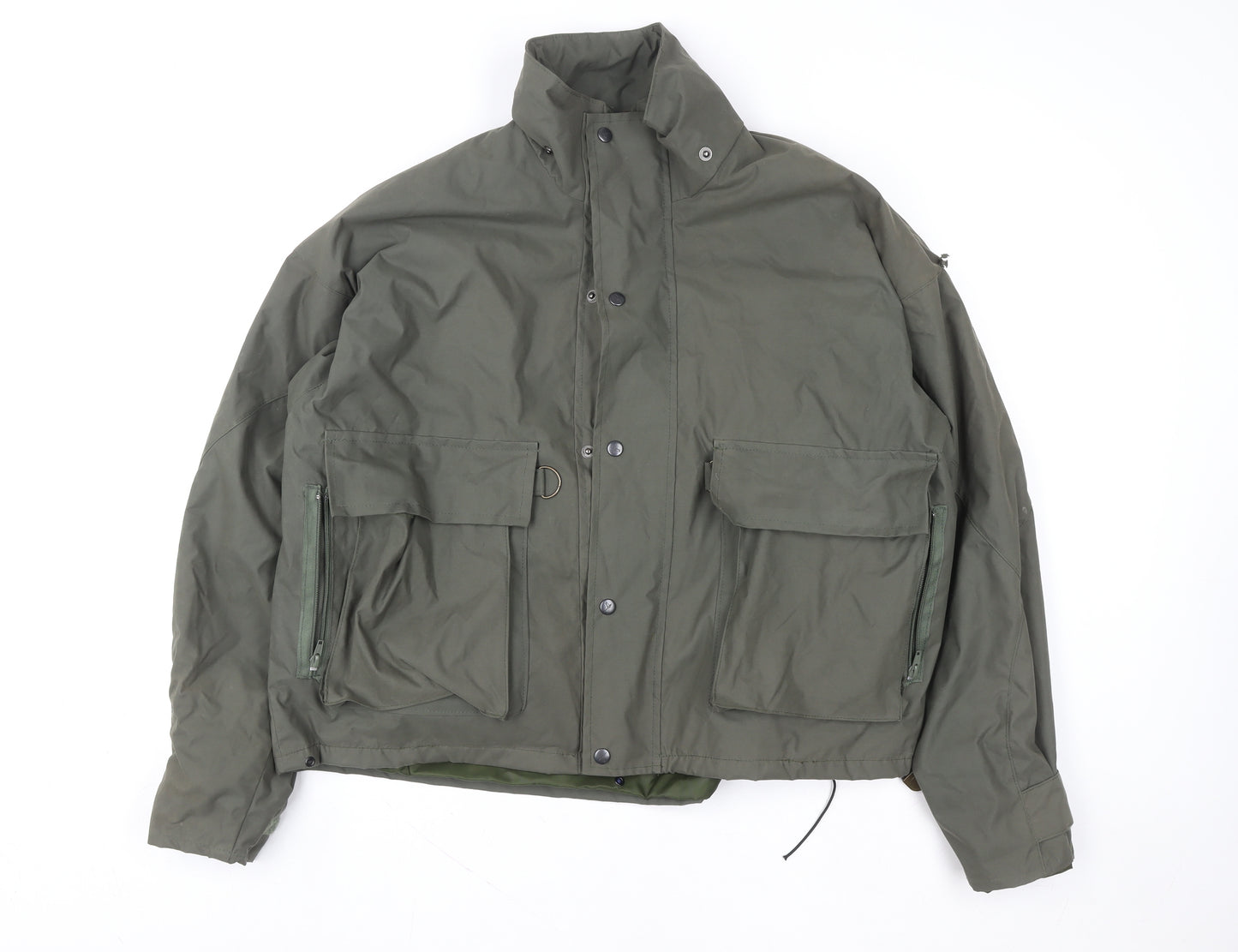 Grassroots Mens Green XL Parka Jacket Windproof Water Resistant