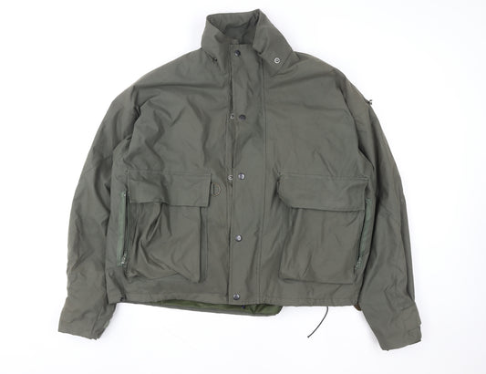Grassroots Mens Green XL Parka Jacket Windproof Water Resistant