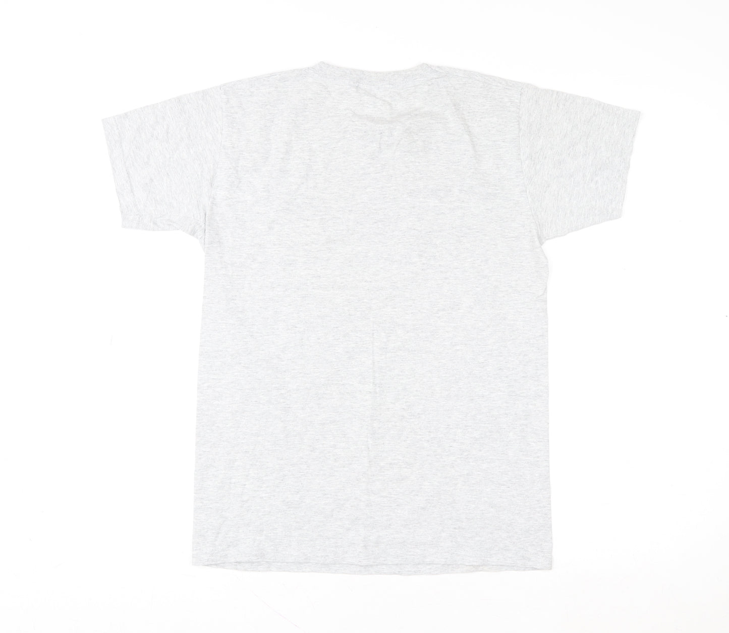 Fruit of the Loom Men's Grey Car Graphic T-Shirt Size S