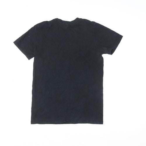 New Look Men Black XS Band Graphic T-Shirt Black Sabbath