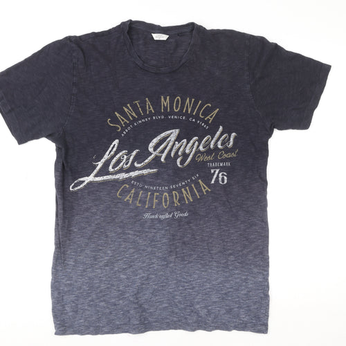 Next Men's Blue Los Angeles California Graphic T-Shirt M