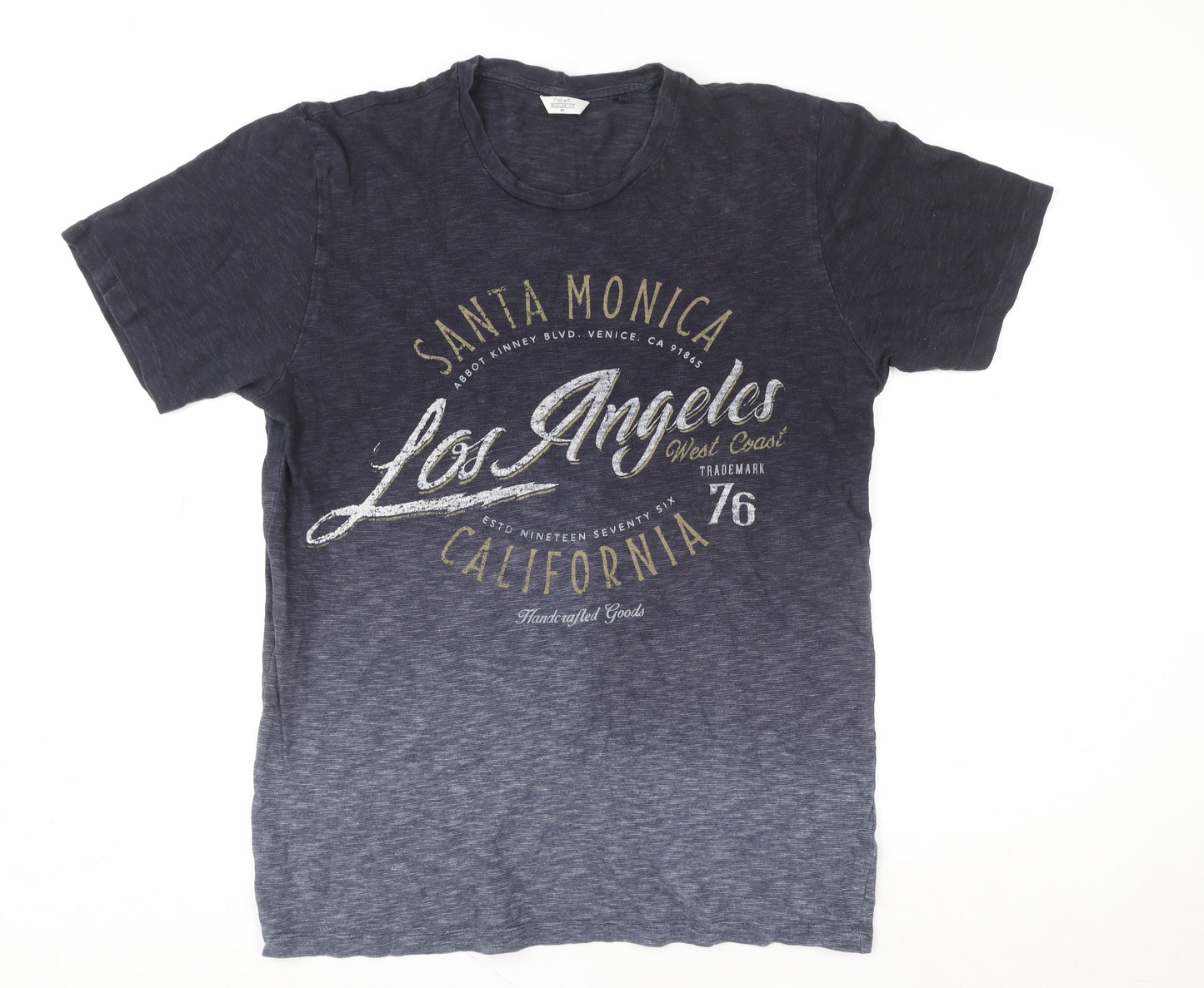 Next Men's Blue Los Angeles California Graphic T-Shirt M