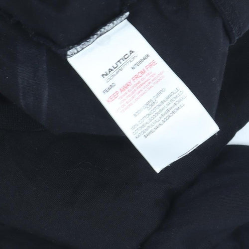 Nautica Competition Men's Black Long Sleeve Graphic Top M