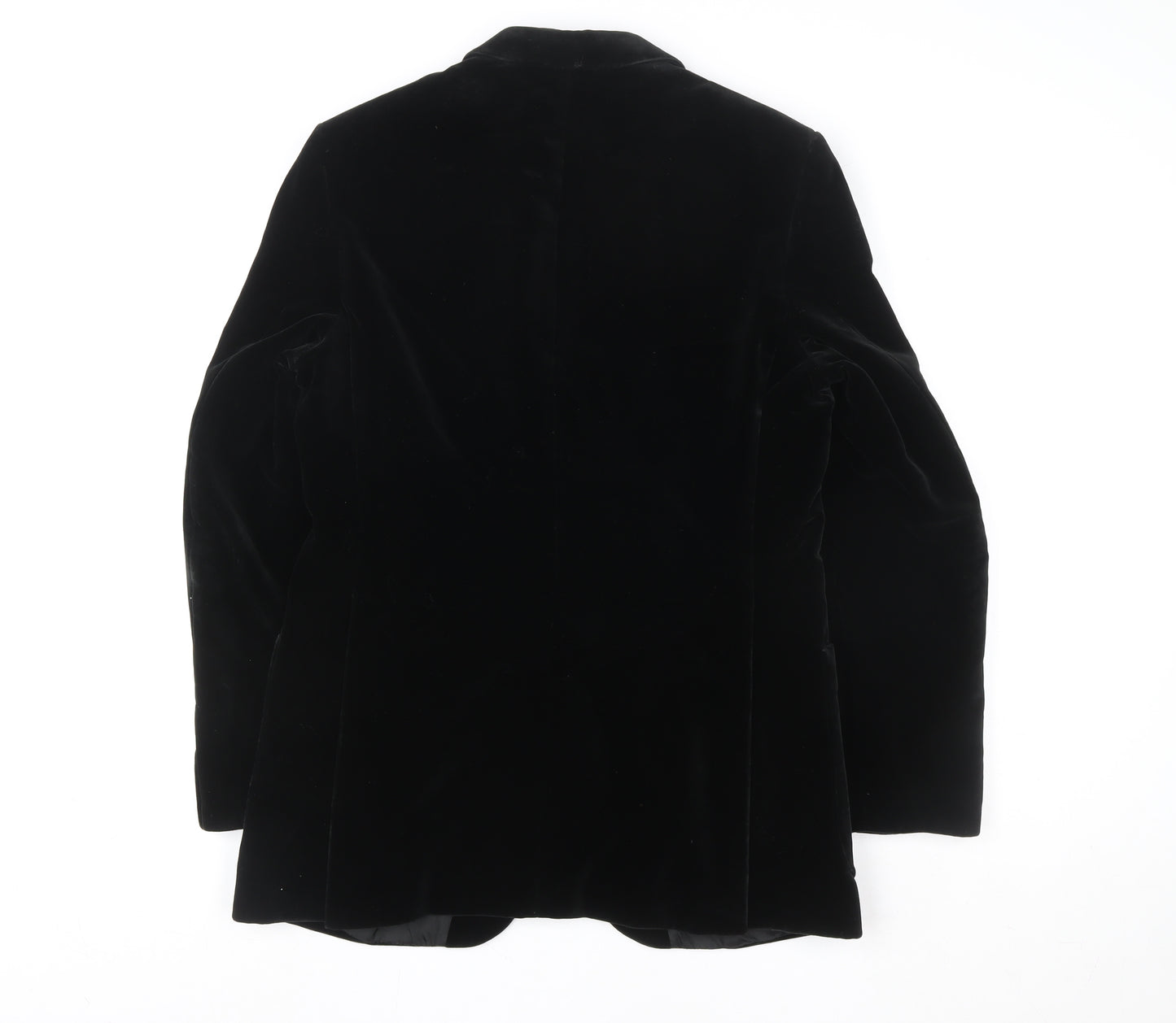Marks and Spencer Women’s Black Velvet Tuxedo Blazer Size M