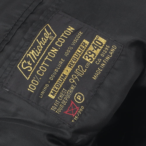 Marks and Spencer Women’s Black Velvet Tuxedo Blazer Size M