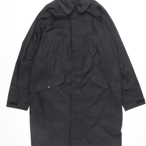 Cotton Traders Men's Black Waterproof Rain Coat M Regular Fit