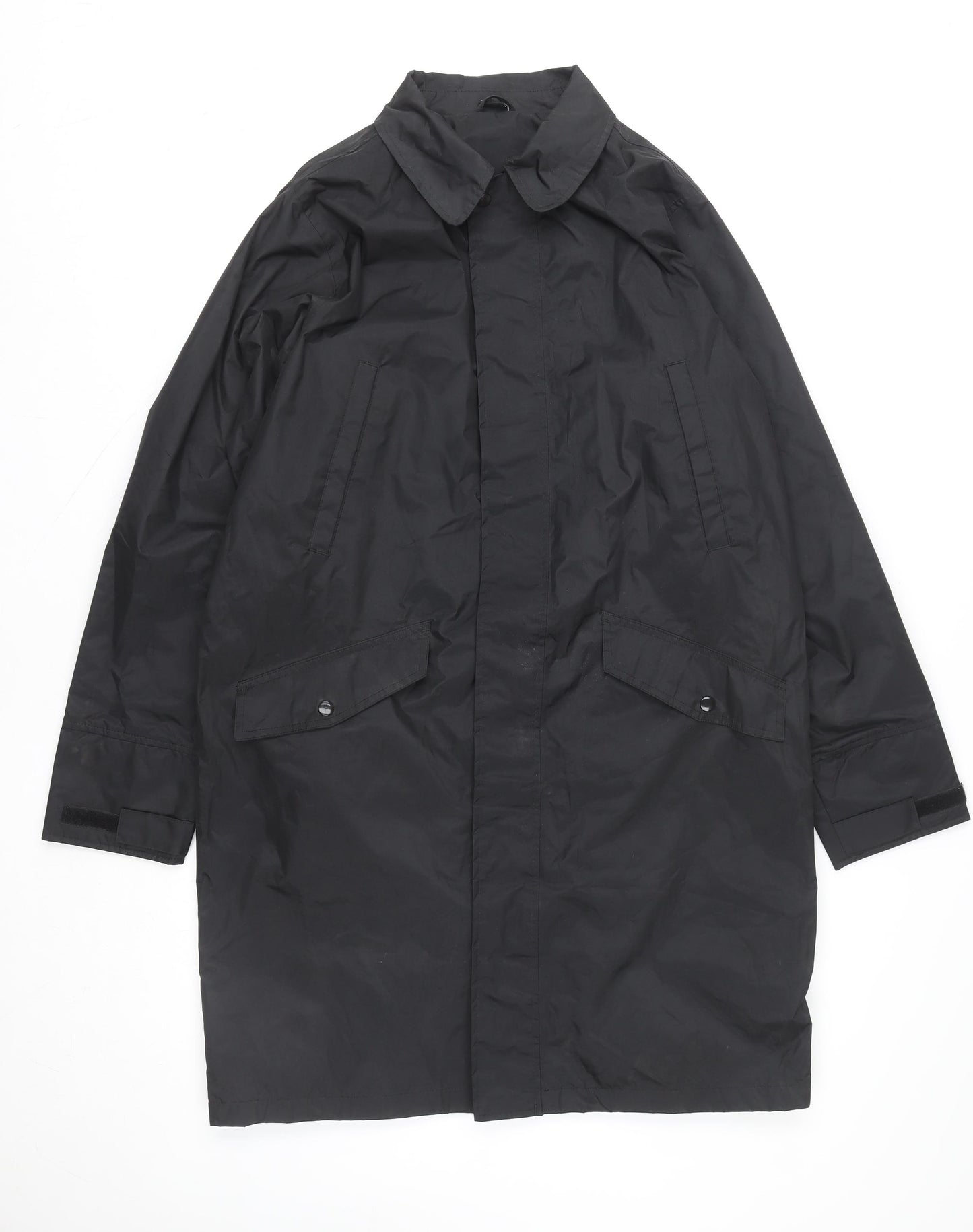 Cotton Traders Men's Black Waterproof Rain Coat M Regular Fit