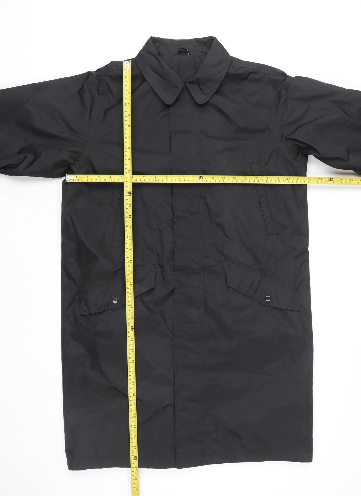 Cotton Traders Men's Black Waterproof Rain Coat M Regular Fit