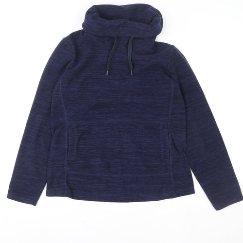 Mountain Warehouse Women Navy Blue Size 12 Pullover Hoodie Fleece
