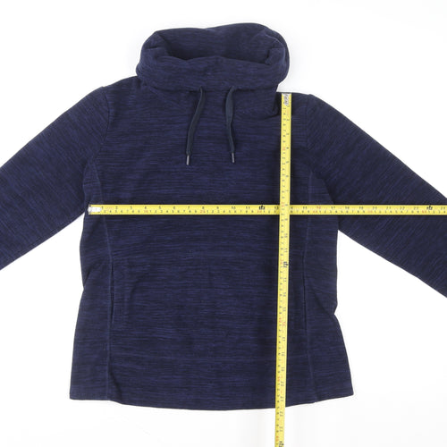 Mountain Warehouse Women Navy Blue Size 12 Pullover Hoodie Fleece
