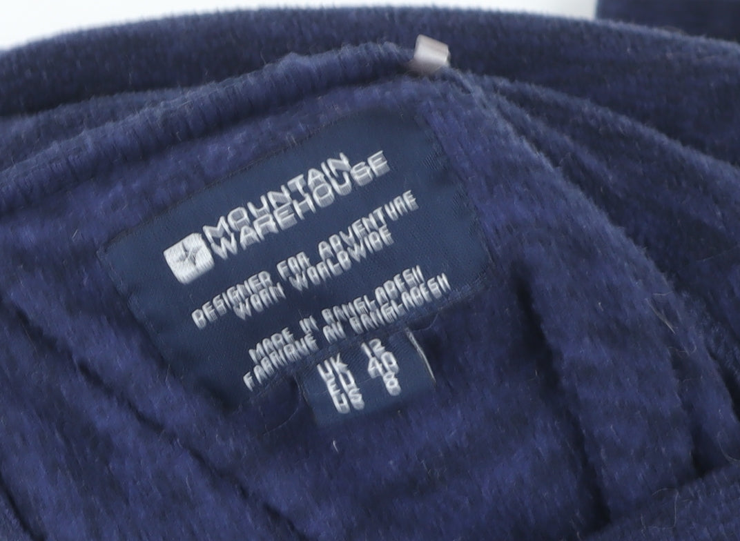 Mountain Warehouse Women Navy Blue Size 12 Pullover Hoodie Fleece