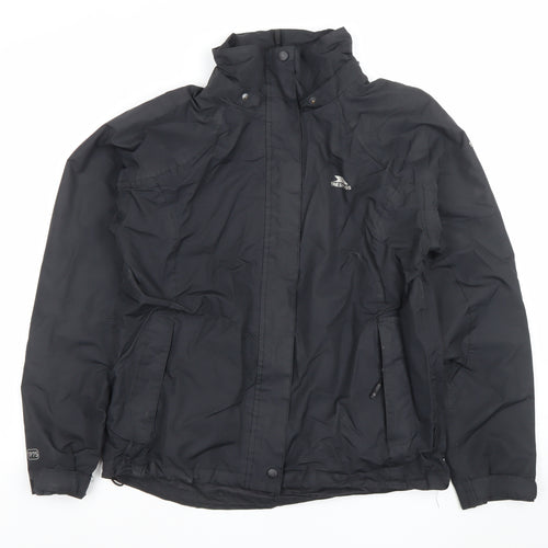 Trespass Womens Black L Waterproof Windproof Parka Jacket L