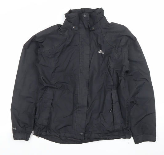 Trespass Womens Black L Waterproof Windproof Parka Jacket L